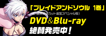 ブレイドアンドソウルDVD第一巻発売中